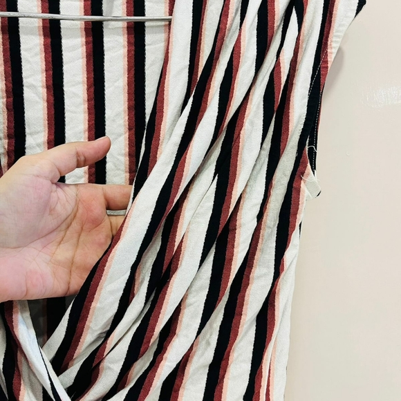 White and brown lining body suit - Picture 6 of 9